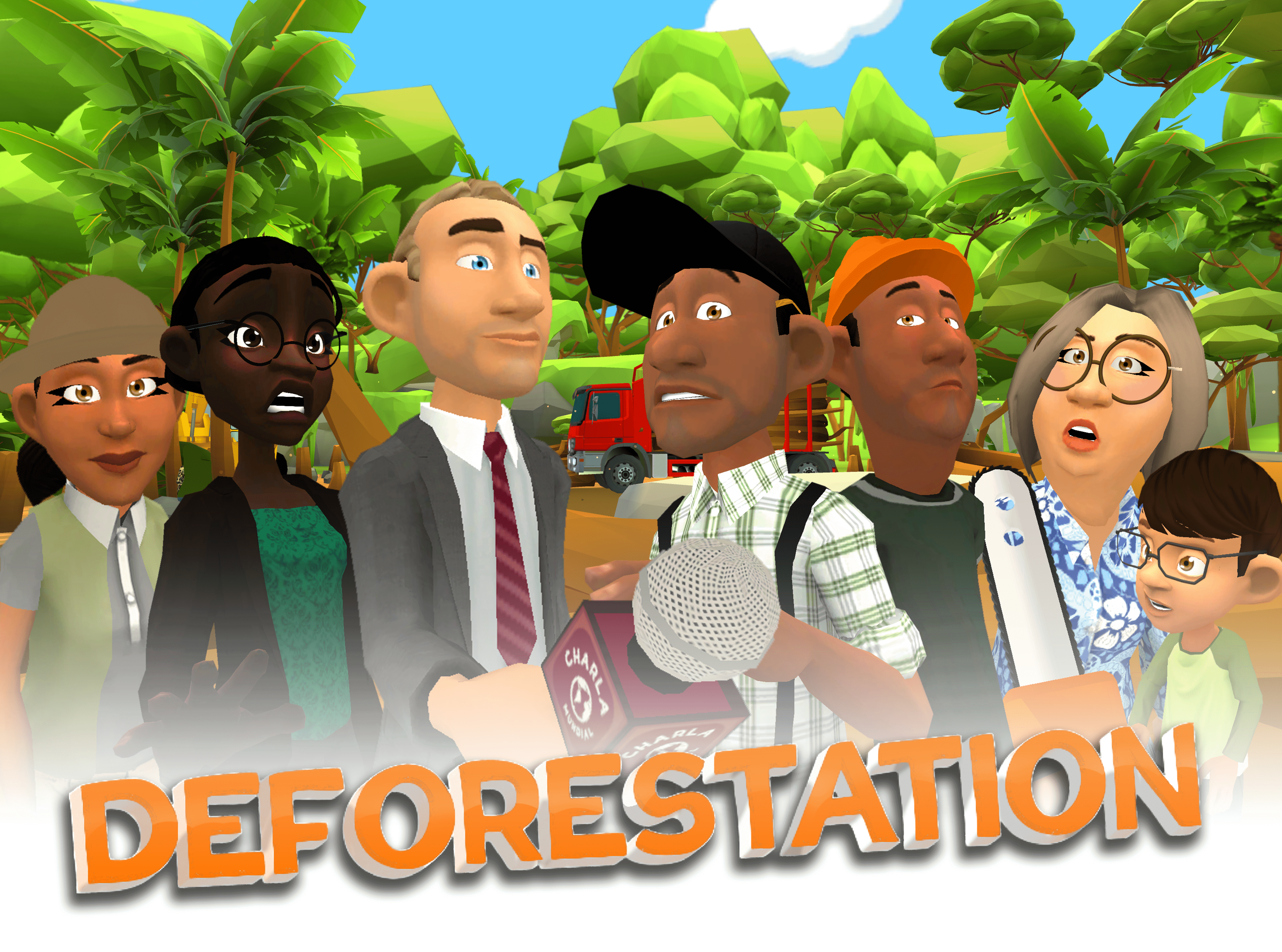 Deforestation game poster by Redshift Education